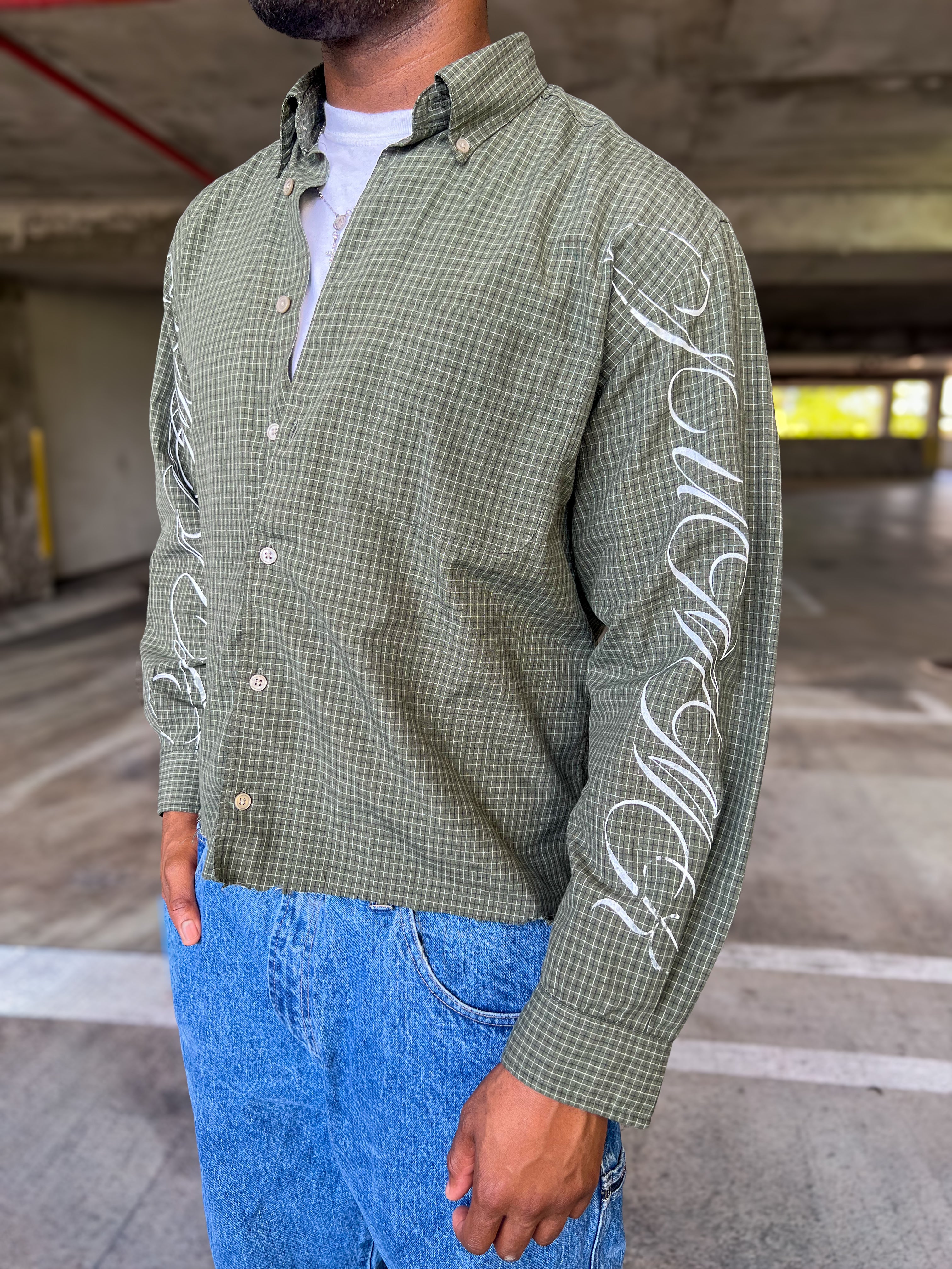 Olive Plaid